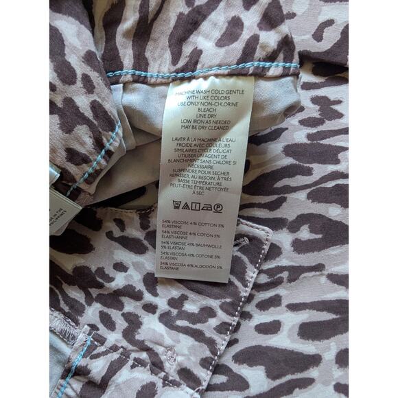 NWT Maeve The Colette Cropped Magic Fabric Wide-Leg Pants Sz 26 Brown #7E502 - Picture 9 of 10